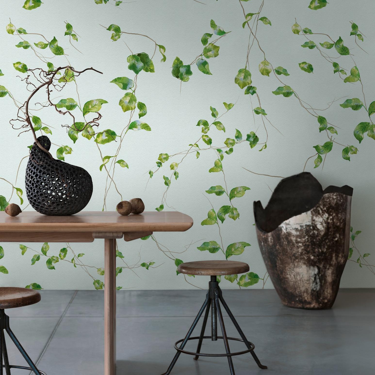 A.S. Creation Fototapete The Wall III 398801 Ein Motiv pro Rolle Bäume Blätter Grün Blau