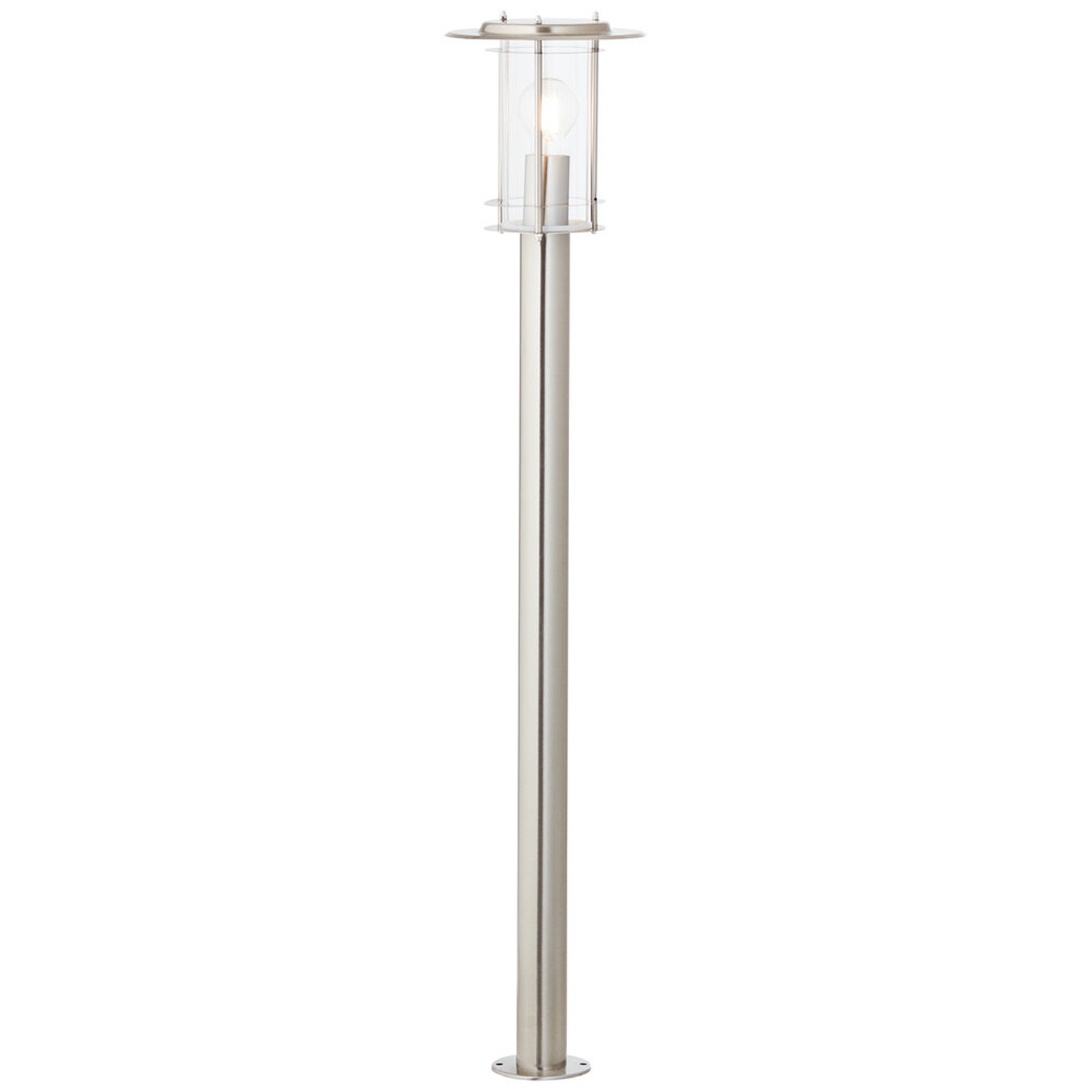 Stehleuchte 100 x 20 cm Metallic Metall Stehlampe Zylindrisch Modern Harmonisch