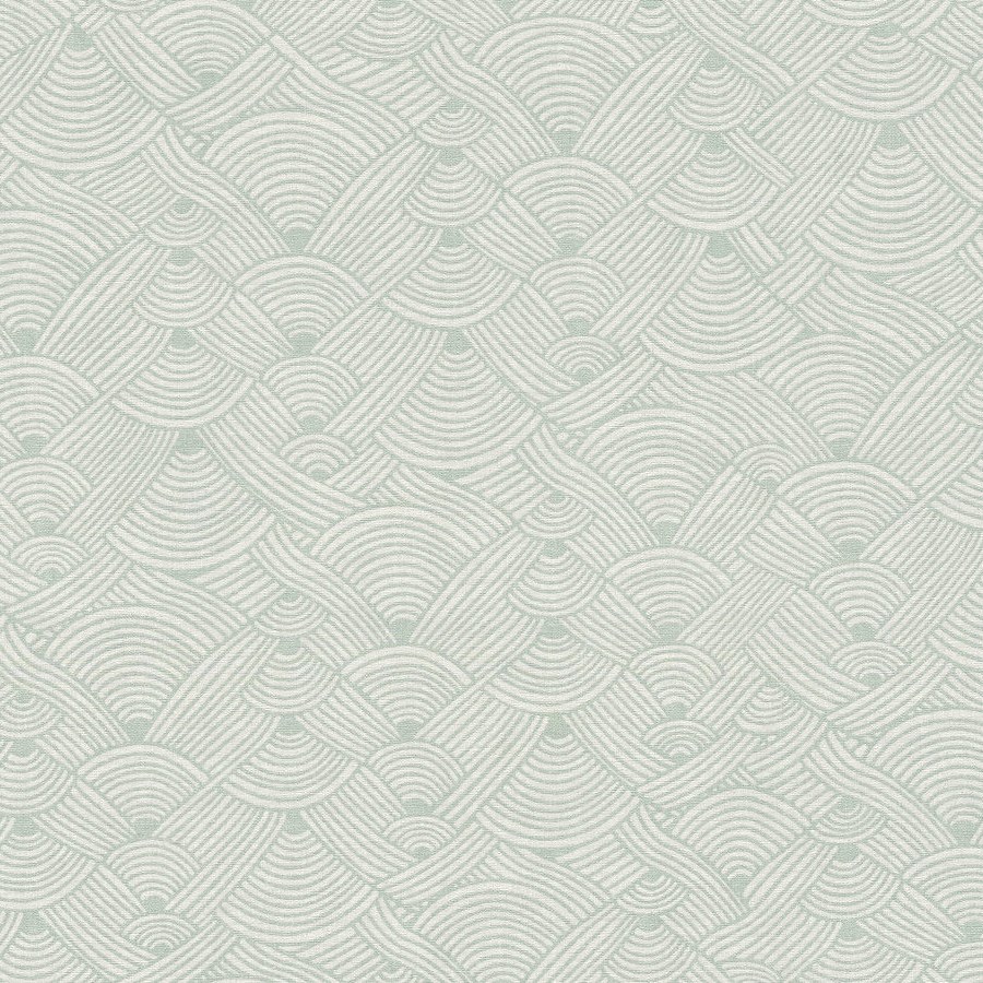A.S. Creation | Nara | 387423 | Vliestapete | Muster & Motive | 10.05 x 0.53 m | Grün