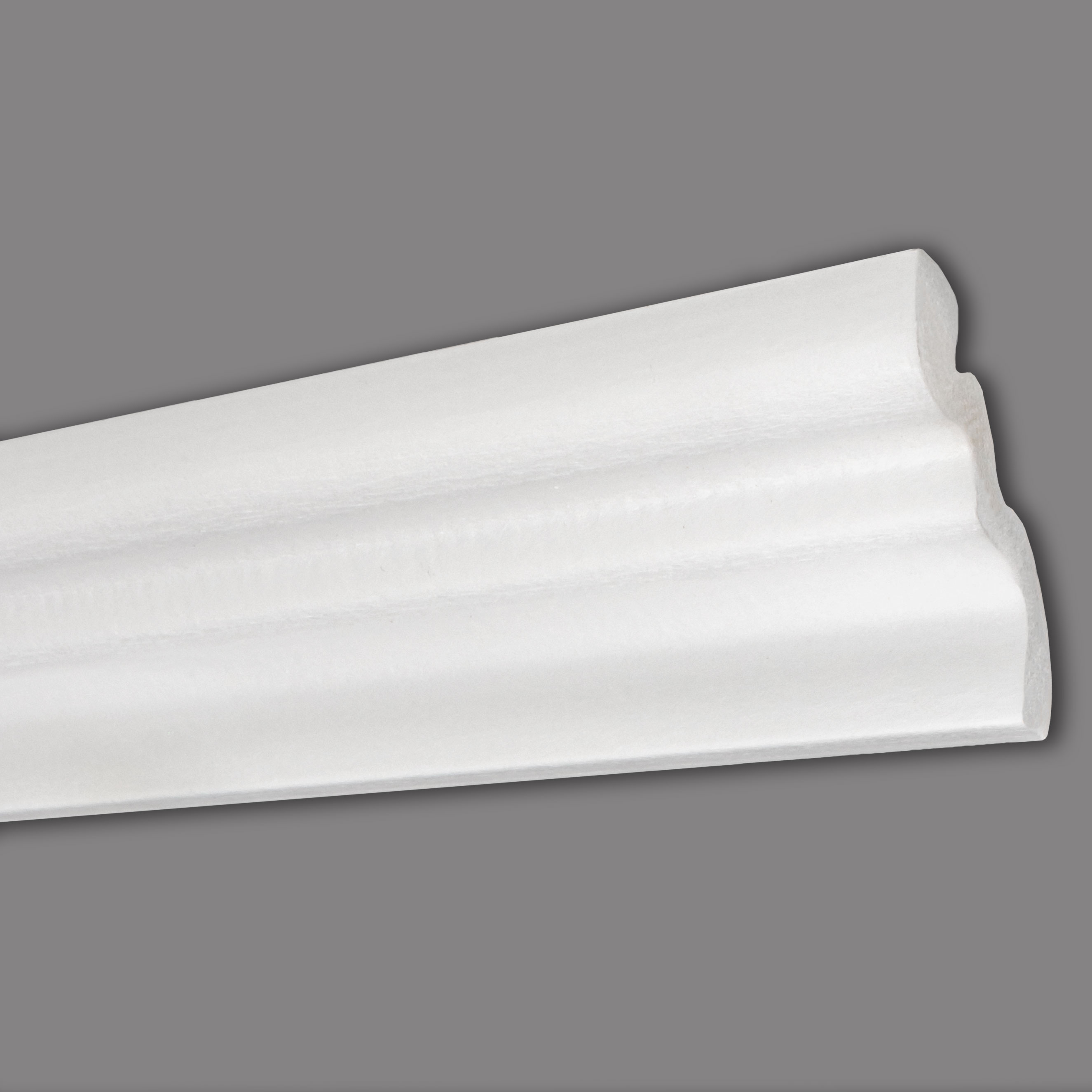 Marbet Stuckleiste "E-7" Styropor Deckenleiste 46 x 50 x 2000 mm Polystyrol Leiste Weiß