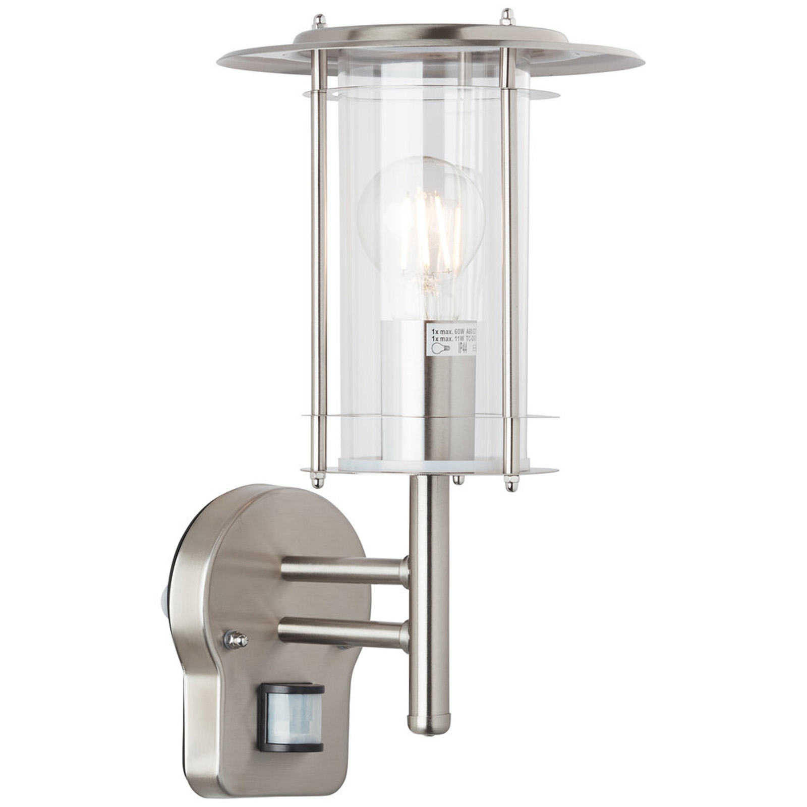 Wandleuchte 36 x 22 x 20 cm Metallic Metall Wandlampe Zylindrisch Modern Harmonisch