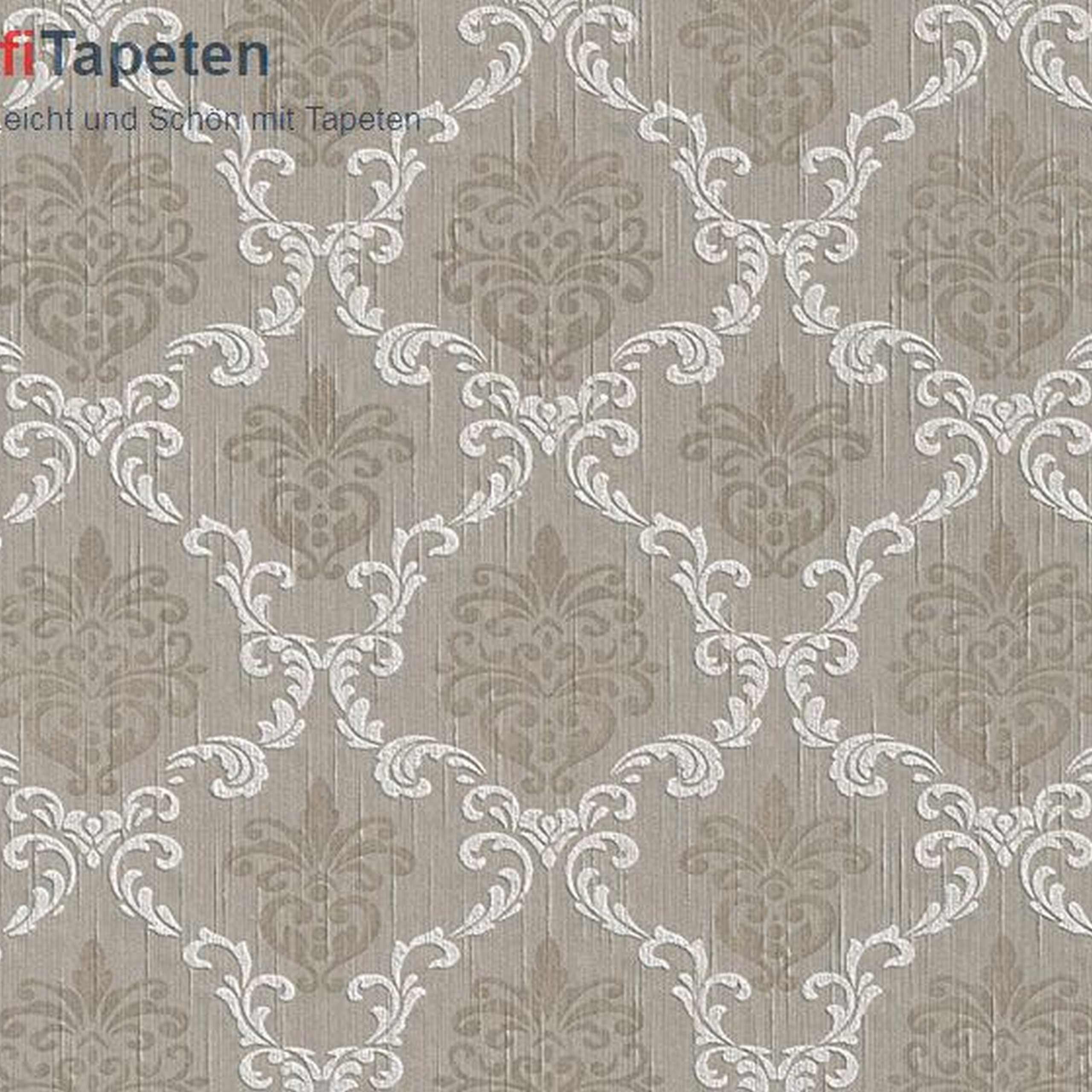 A.S. Creation | Tessuto | 956296 | Vliestapete | Barock | 0.53 x 10.05 m | Beige