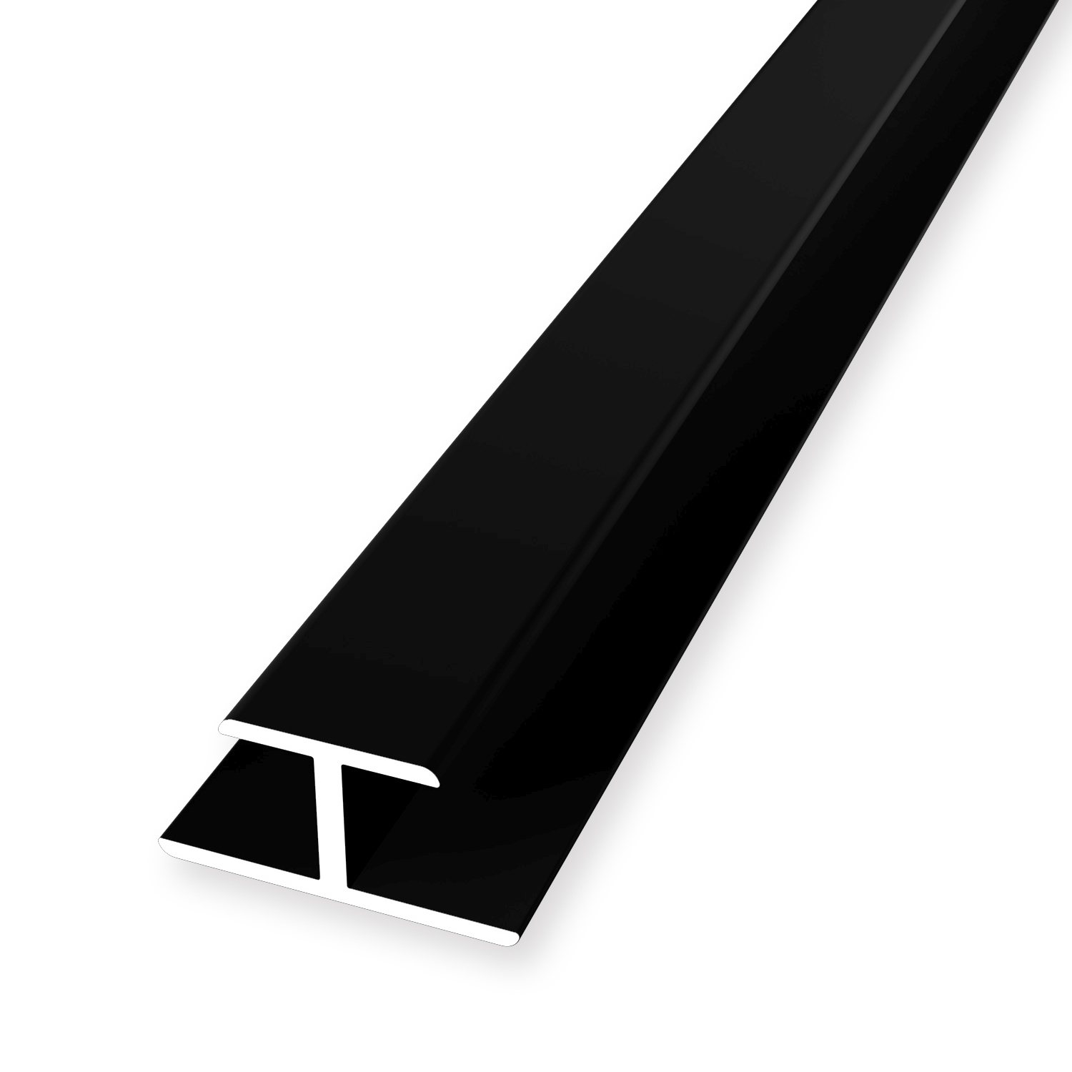 Verbindungsprofil 10.2 x 10.2 x 2550 mm Einfasshöhe 8.2 mm Aluminium H - Profil Glatt Küberit