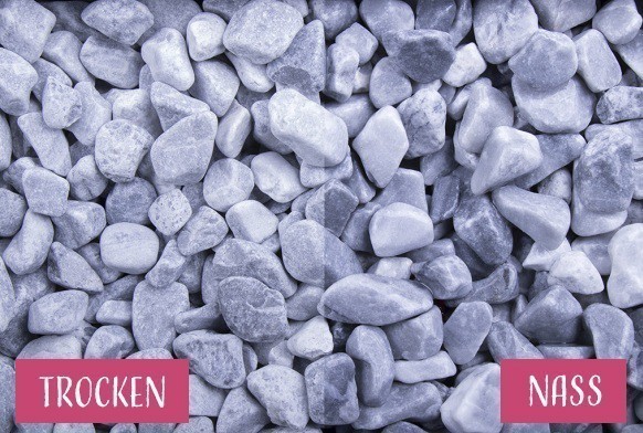 Kristall 8 - 16 mm Marmor Zierkies Getrommelt Gartengestaltung Blau Garten Deko GSH