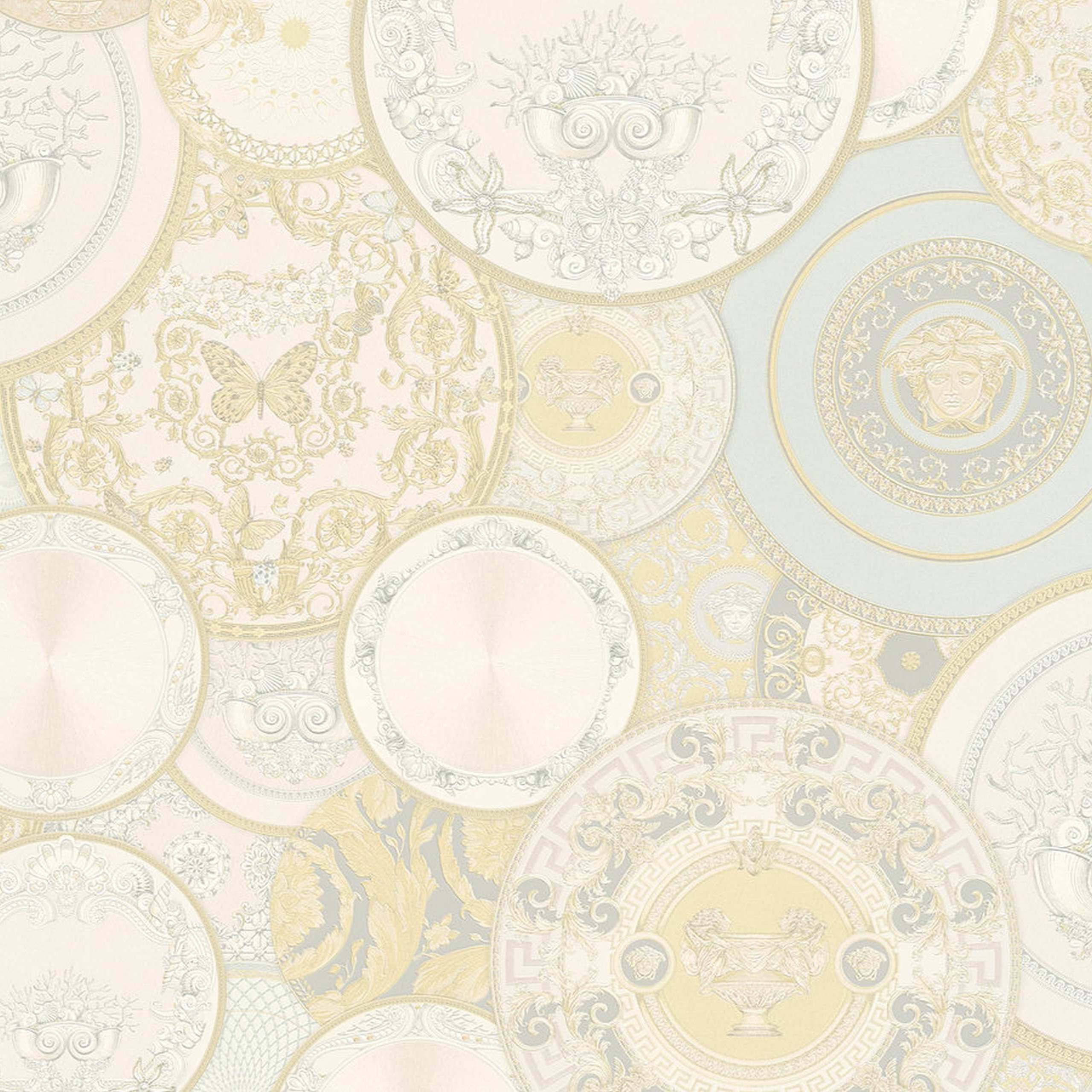 A.S. Creation | Versace 3 | 349012 | Vliestapete | Vintage | Retro | 0.7 x 10.05 m | Creme