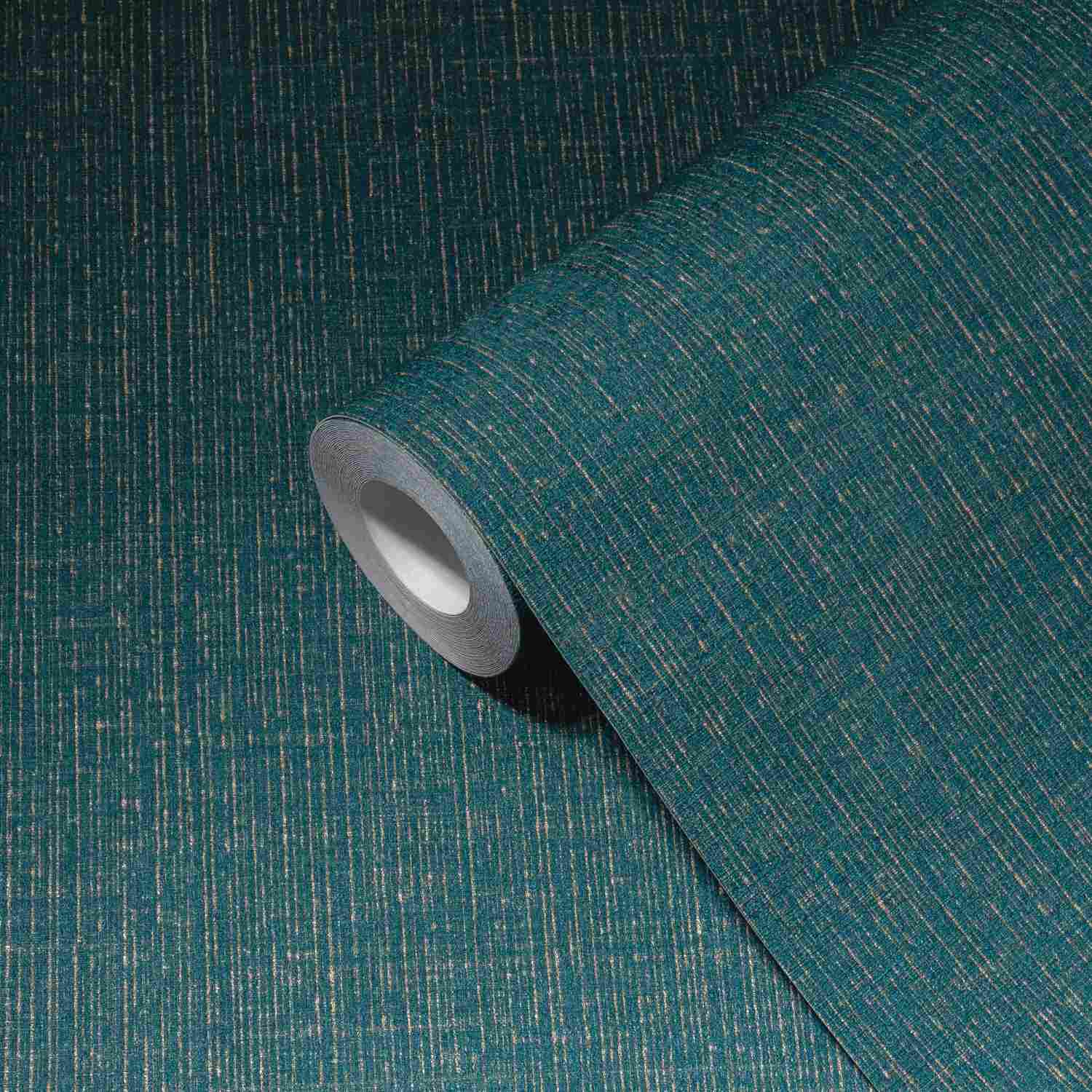 A.S. Creation | MY HOME. MY SPA. | 386944 | Vliestapete | Einfarbig | 0.53 x 10.05 m | Blau