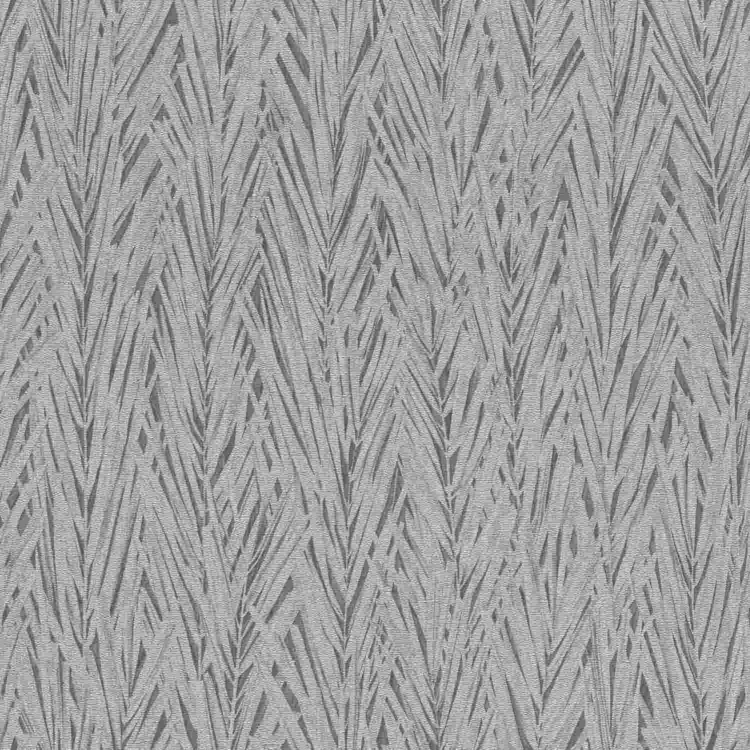 Rasch | Composition | 554144 | Vliestapete | Blumenoptik | 0.53 x 10.05 m | Grau