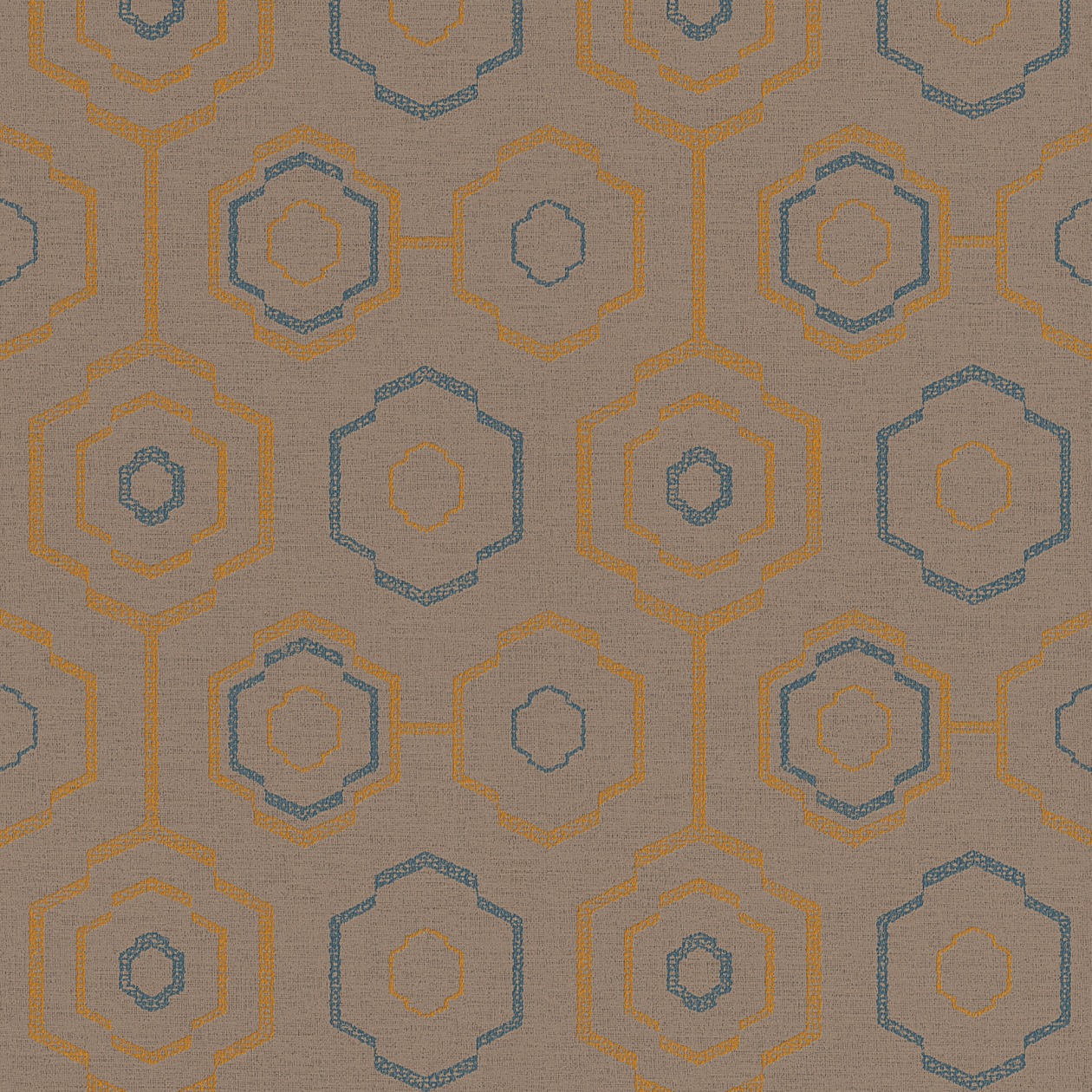 A.S. Creation | Ethnic Origin | 371773 | Vliestapete | Vintage | 0.53 x 10.05 m | Braun