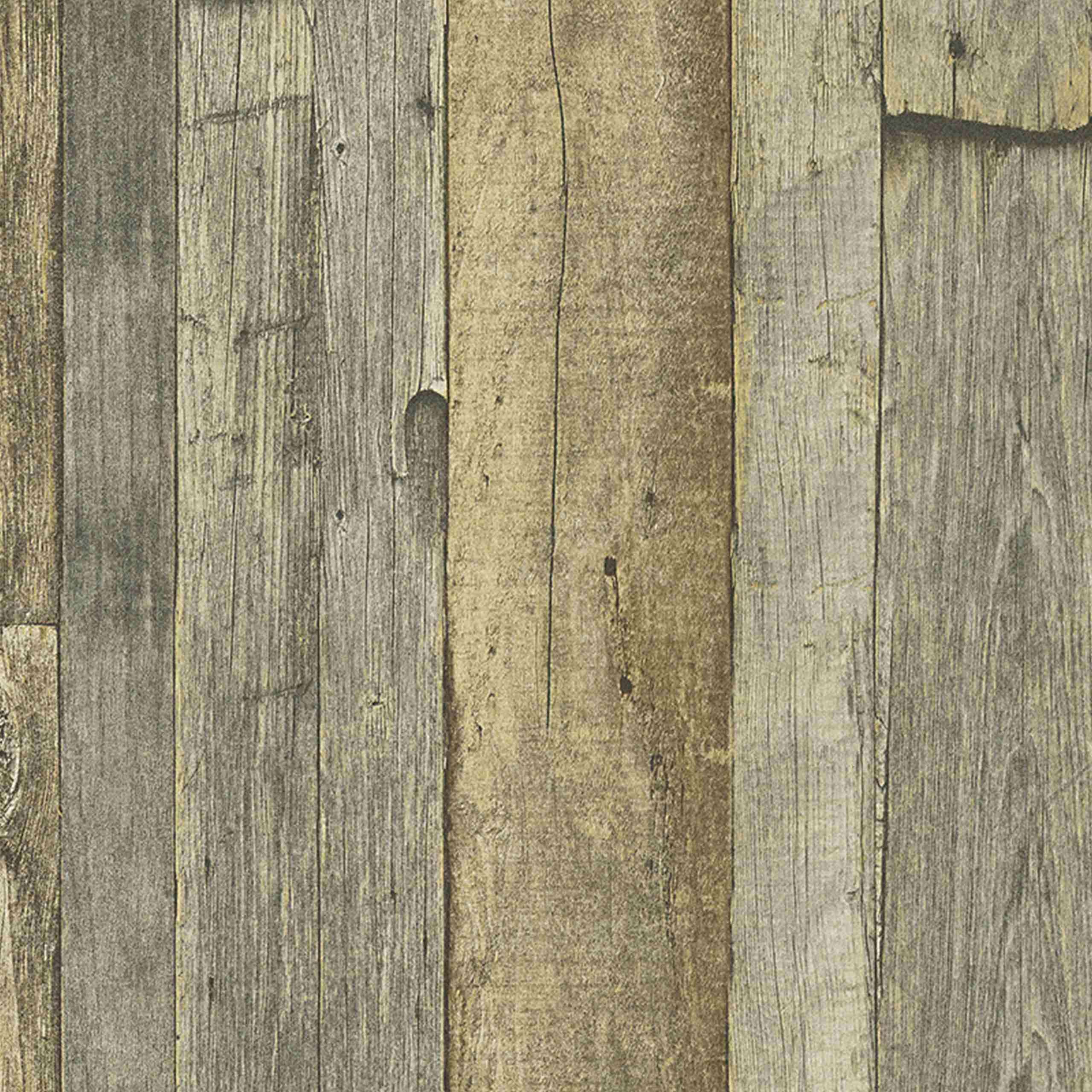 A.S. Creation | Best of Wood'n Stone | 959313 | Vliestapete | Holzoptik | 0.53 x 10.05 m | Braun
