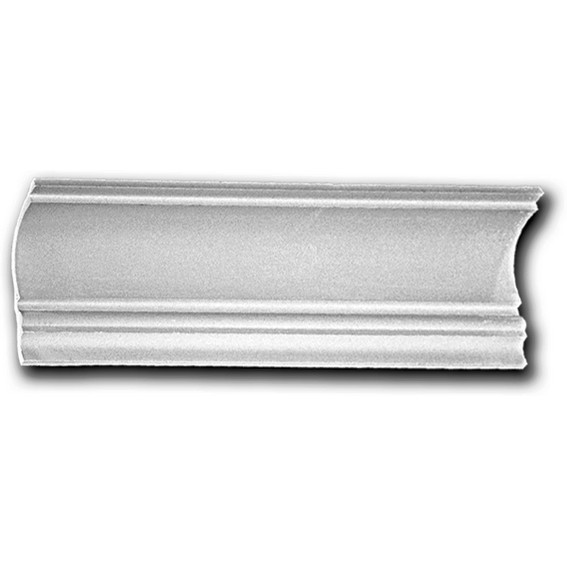 PROVISTON Außenwinkel | Für Gipsleiste Erlangen 106 x 120 x 200 mm Echter Gipsstuck Weiß
