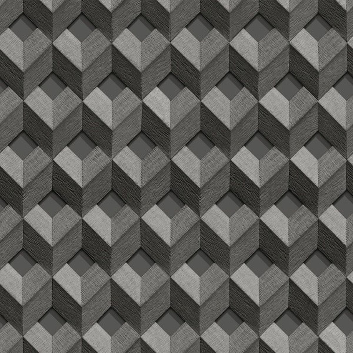 DesignID | Embellish | 120133 | Vliestapete | 3D Optik | 0.53 x 10.05 m | Grau