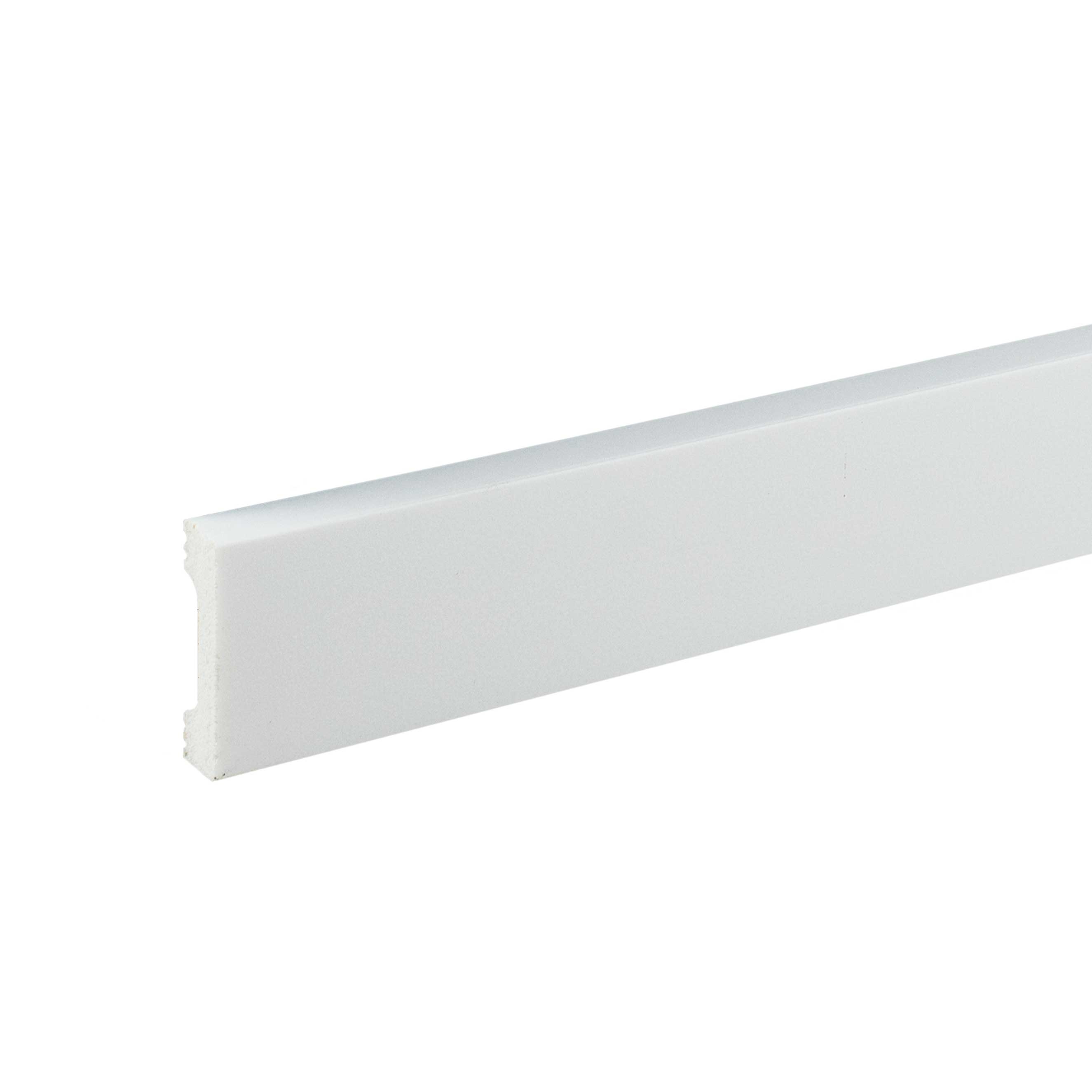 NMC Zierleiste WD5 WALLSTYL Wandleiste 10 x 38 x 2000 mm Polystyrol Weiß