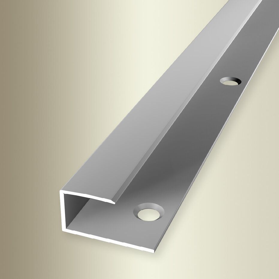 Küberit Einfass- & Abschlussprofile B 23 mm L 2700 mm Einfasshöhe 6 - 15.5 mm Alu elox