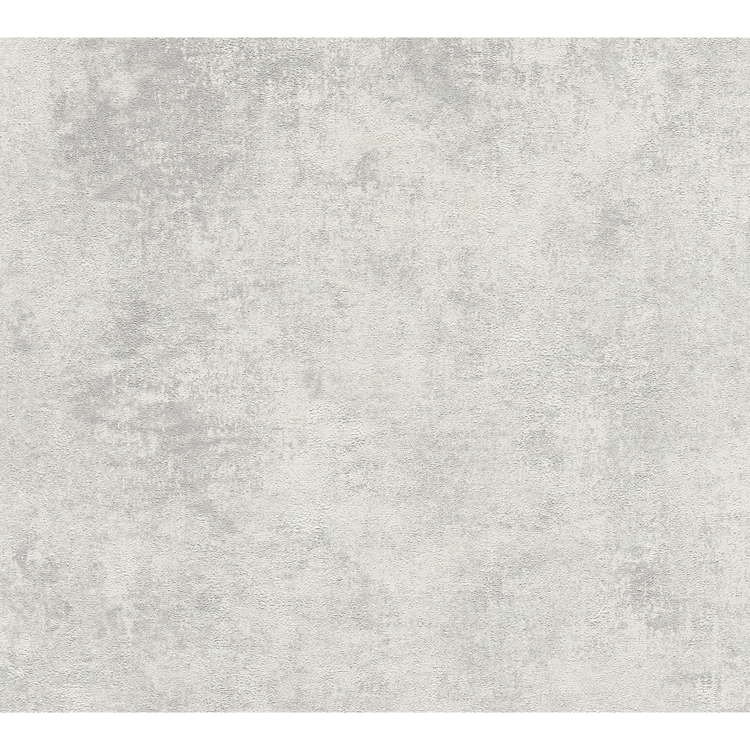 A.S. Creation | New Walls | 374254 | Vliestapete | Einfarbig | Uni | 0.53 x 10.05 m | Grau