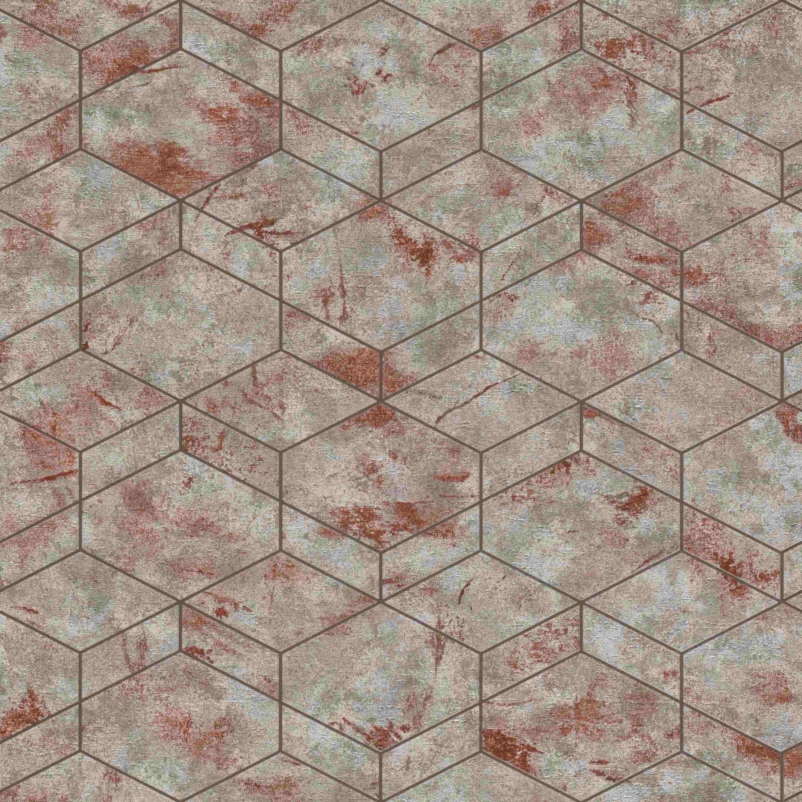 Rasch | Andy Wand | 649628 | Vliestapete | 3D Optik | 0.53 x 10.05 m | Grau