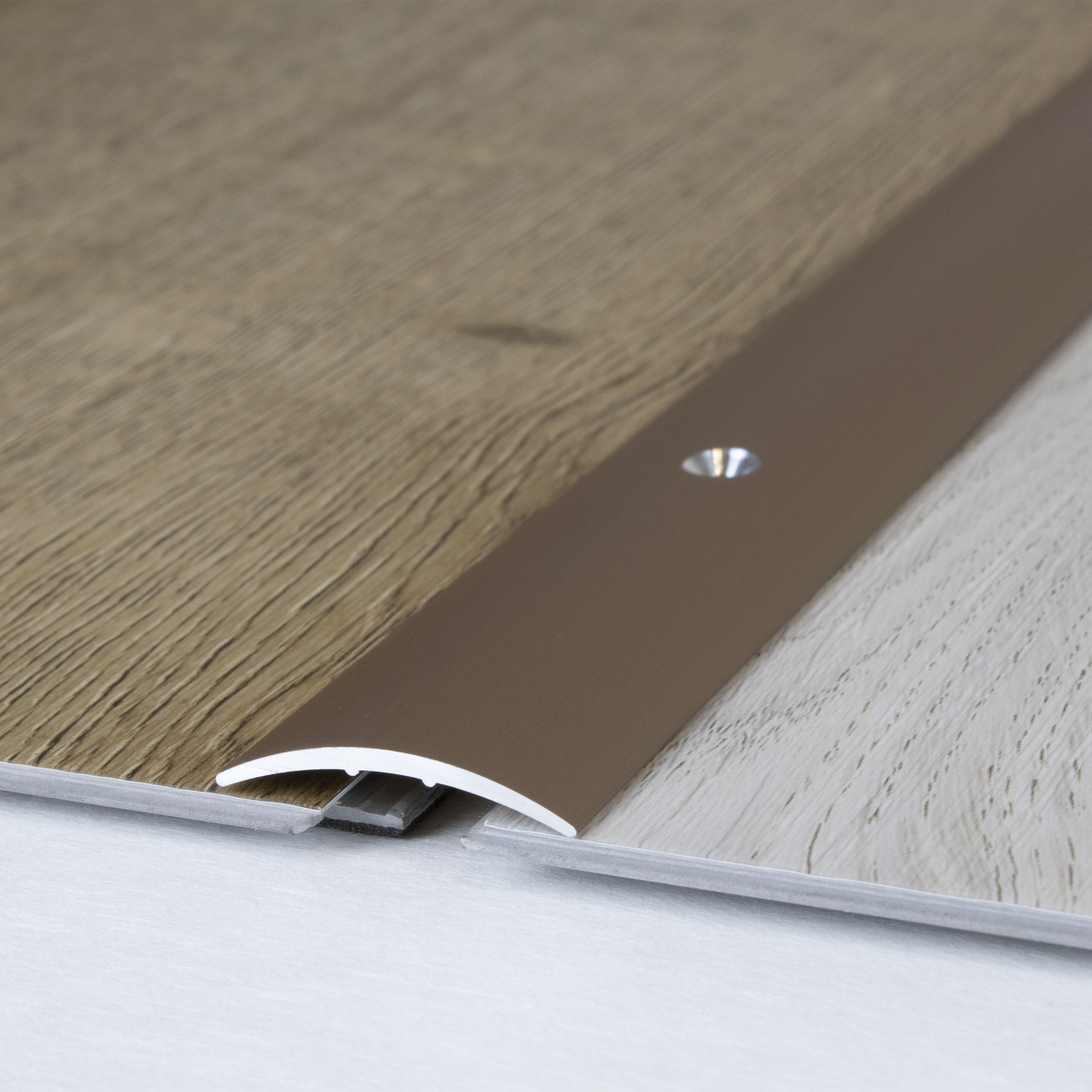 Auer Übergangsprofil Brüssel Höhe 4.5 mm Breite 28 mm Übergangsschiene Aluminium eloxiert