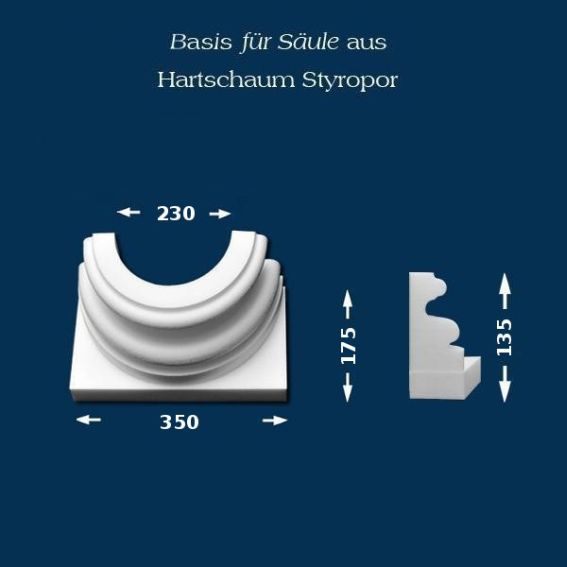 Säulenbasis "Wiesemann SB11" - unbeschichtet