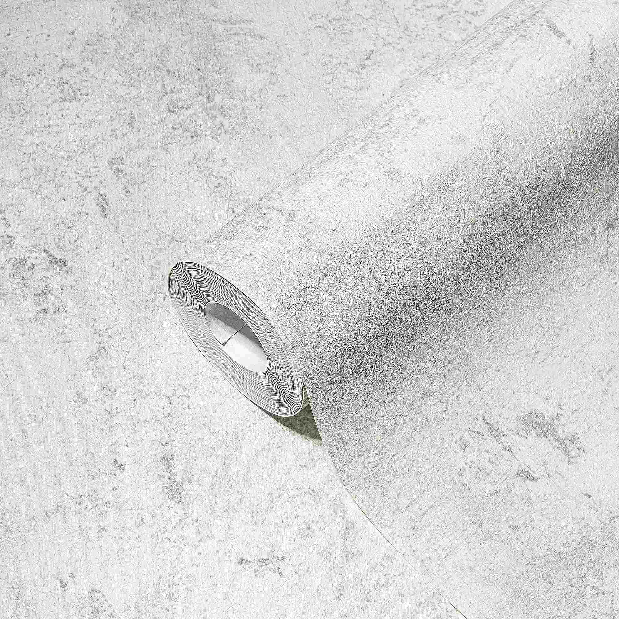 A.S. Creation | The BOS | 388233 | Vliestapete | Steinoptik | 0.53 x 10.05 m | Hellgrau
