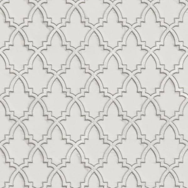 DesignID | Wallstitch | 120021 | Vliestapete | Vintage | Retro | 0.53 x 10.05 m | Grau