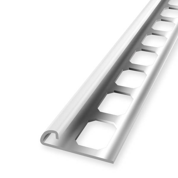 Viertelkreisprofil 8 x 28.5 mm Einfasshöhe 8 mm Fliesenprofil Geschlossen Gestanzt Küberit Viertelkreisprofil 8 x 28.5 mm Einfasshöhe 8 mm Fliesenprofil Geschlossen Gestanzt Küberit