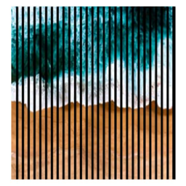 Akustikpaneele mit Digitaldruck Wave Strand Wandpaneele Türkis Braun in versch. Größen Akustikpaneele mit Digitaldruck Wave Strand Wandpaneele Türkis Braun in versch. Größen