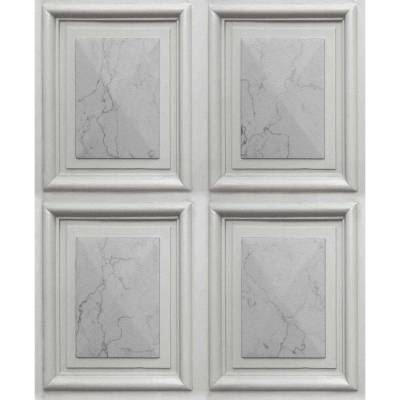 Erismann Imitations | 631910 | Vliestapete 3D Tapete | 0.53 m x 10.05 m | Grau