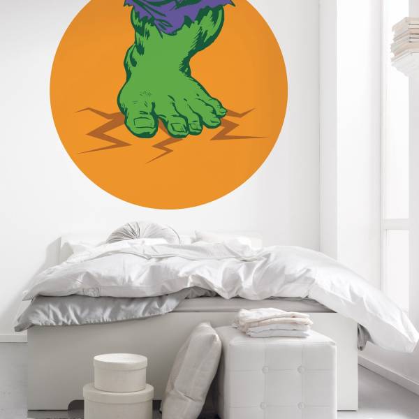 Komar Fototapete Marvel Avengers Hulk's Foot Pop Art 125 x 125 cm Vlies Selbstklebend Superhelden Komar Fototapete Marvel Avengers Hulk's Foot Pop Art 125 x 125 cm Vlies Selbstklebend Superhelden