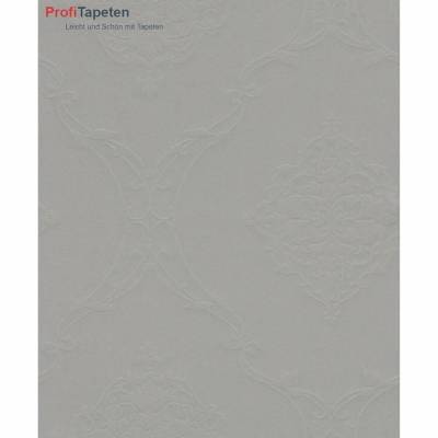 Rasch Textil Pompidou | 072289 | Vliestapete Muster & Motive | 0.53 m x 10.05 m | Grau