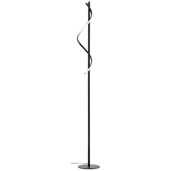 LED Stehleuchte 150 x 20 cm Schwarz Metall Stehlampe Modern Lichtfarbe: Neutralweiß Harmonisch LED Stehleuchte 150 x 20 cm Schwarz Metall Stehlampe Modern Lichtfarbe: Neutralweiß Harmonisch
