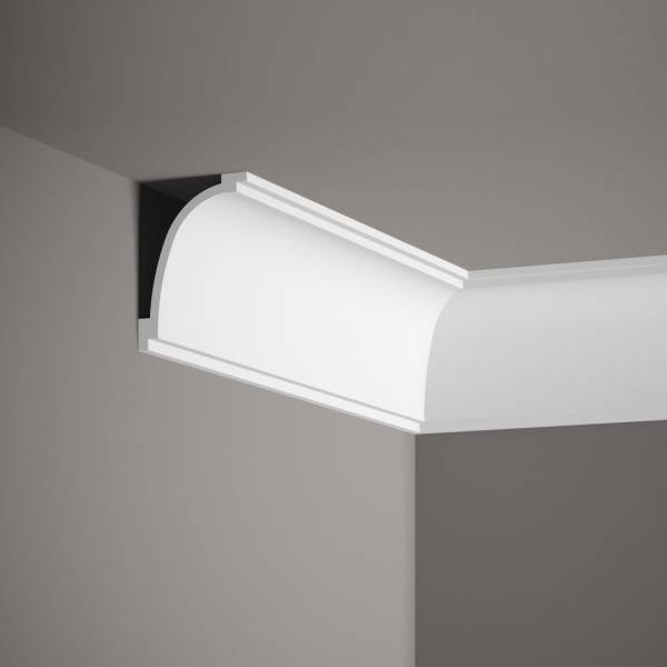PROVISTON | Stuckleiste "NCE111T" | 60 x 88 x 2000 mm | Weiß | Deckenleiste | Wohndekoration PROVISTON | Stuckleiste "NCE111T" | 60 x 88 x 2000 mm | Weiß | Deckenleiste | Wohndekoration