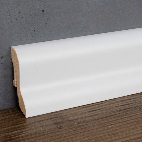 PROVISTON | Fußleiste "822.431" | MDF Sockelleiste | 20 x 40 x 2500 mm | Weiß Foliert | Abgerundet PROVISTON | Fußleiste "822.431" | MDF Sockelleiste | 20 x 40 x 2500 mm | Weiß Foliert | Abgerundet