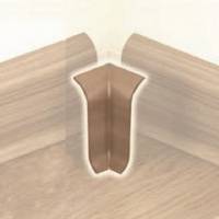 Innennecke für PVC (Kunststoff) Sockelleiste "Trento" Eiche antik