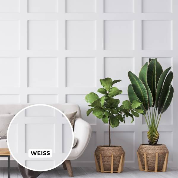 Holzleisten 6er Set 8.5 x 94.5 x 1180 mm MDF Weiß foliert Wandleisten Holz überstreichbar | Neuhofer Holzleisten 6er Set 8.5 x 94.5 x 1180 mm MDF Weiß foliert Wandleisten Holz überstreichbar | Neuhofer