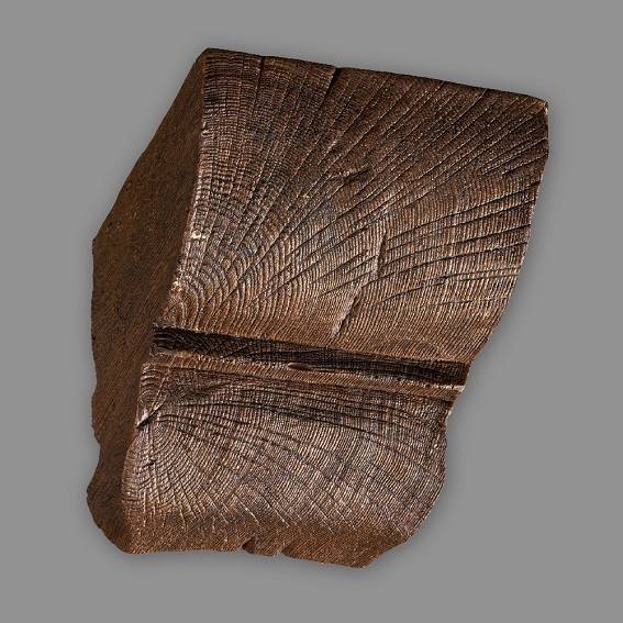 Wiesemann | Konsole | Für PU-Balken | 12 x 12 cm | hochfestes Polyurethan | Eiche Dunkel | hochfest Wiesemann | Konsole | Für PU-Balken | 12 x 12 cm | hochfestes Polyurethan | Eiche Dunkel | hochfest