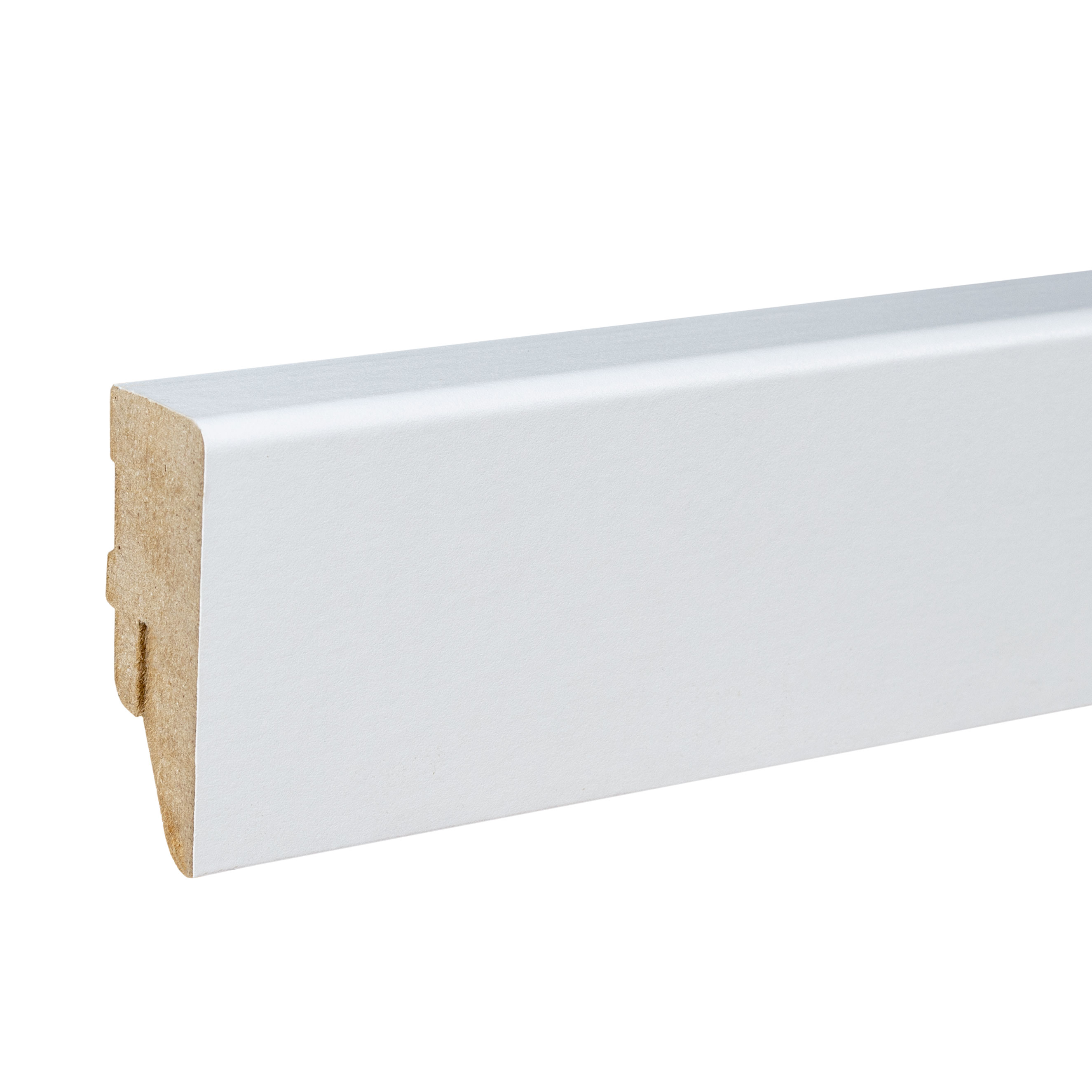 Plinthe PROVISTON MDF 16 X 80 X 2500 Mm Plinthe Blanche
