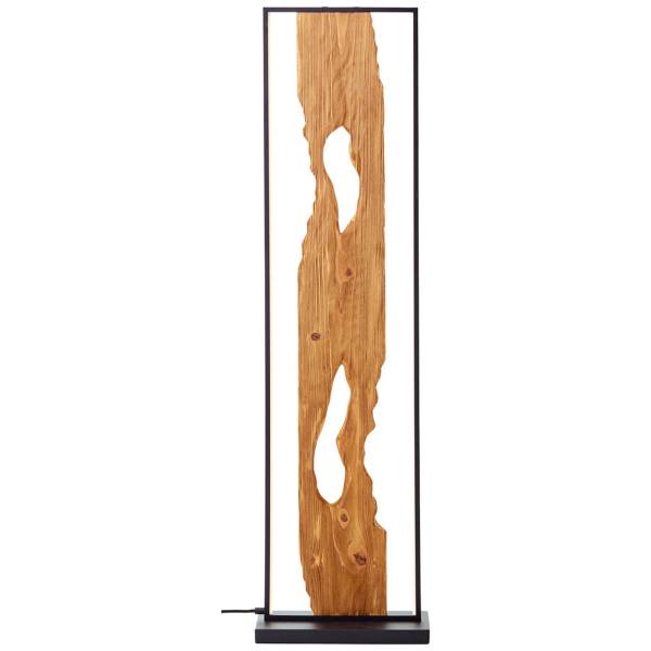 LED Stehleuchte 120 x 33 x 18 cm Braun Holz Stehlampe Modern Landhaus Lichtfarbe: Warmweiß LED Stehleuchte 120 x 33 x 18 cm Braun Holz Stehlampe Modern Landhaus Lichtfarbe: Warmweiß