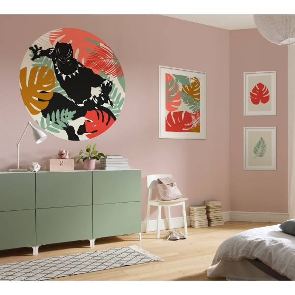 Komar Fototapete Marvel Black Panther 125 x 125 cm Wandtattoo Vlies Selbstklebend Avengers Wakanda Komar Fototapete Marvel Black Panther 125 x 125 cm Wandtattoo Vlies Selbstklebend Avengers Wakanda