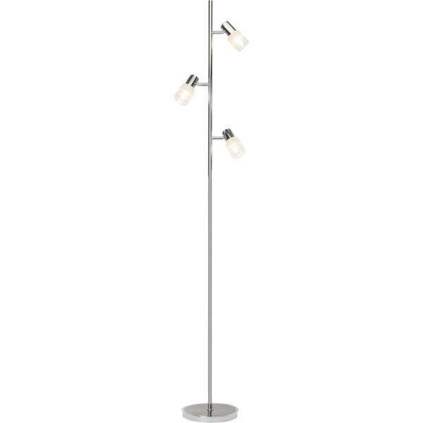 LED Stehleuchte 157.5 x 26.5 x 22 x 3.1 cm Metallic Glas Stehlampe Zylindrisch Lichtfarbe: Warmweiß LED Stehleuchte 157.5 x 26.5 x 22 x 3.1 cm Metallic Glas Stehlampe Zylindrisch Lichtfarbe: Warmweiß