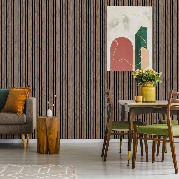 PROVISTON Akustik Wandpaneel 600 x 1200 mm | Walnuss MDF Akustik 3D Paneele PROVISTON Akustik Wandpaneel 600 x 1200 mm | Walnuss MDF Akustik 3D Paneele