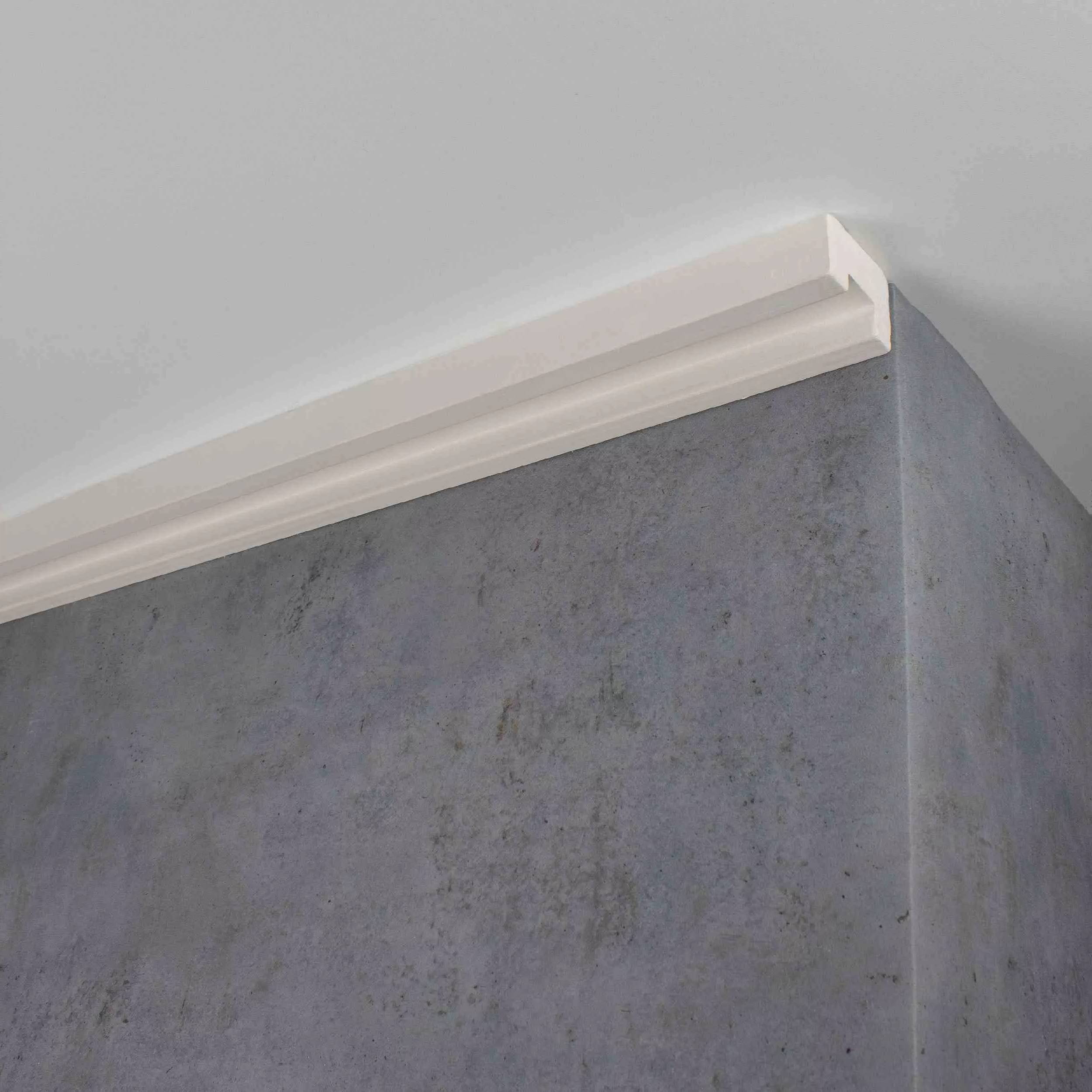 PROVISTON | Gipsleiste &amp;quot;ML-73&amp;quot; | Echter Gipsstuck | 47 x 33 x 1000 mm ...