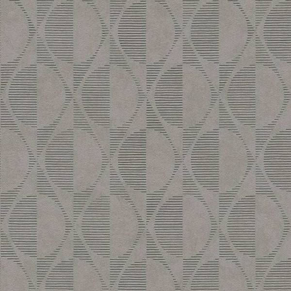 A.S. Creation | Pop Style | 374785 | Vliestapete | Vintage | Retro | 0.53 x 10.05 m | Grau