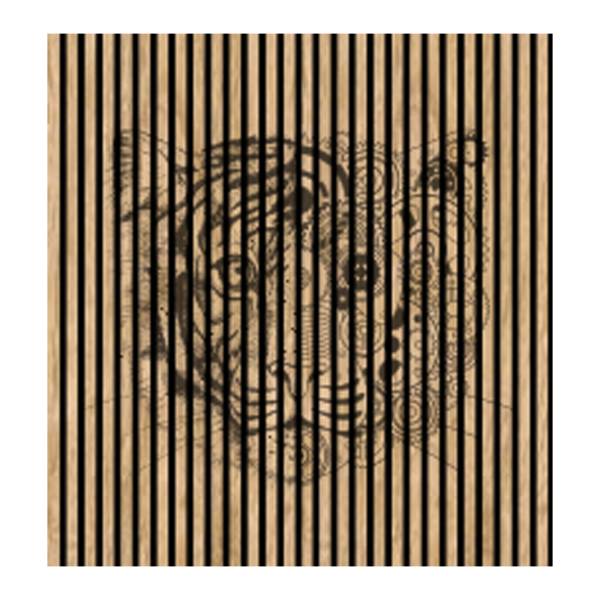 Akustikpaneele mit Digitaldruck Tiger Zeichnung Wandpaneele Braun Schwarz in versch. Größen Akustikpaneele mit Digitaldruck Tiger Zeichnung Wandpaneele Braun Schwarz in versch. Größen