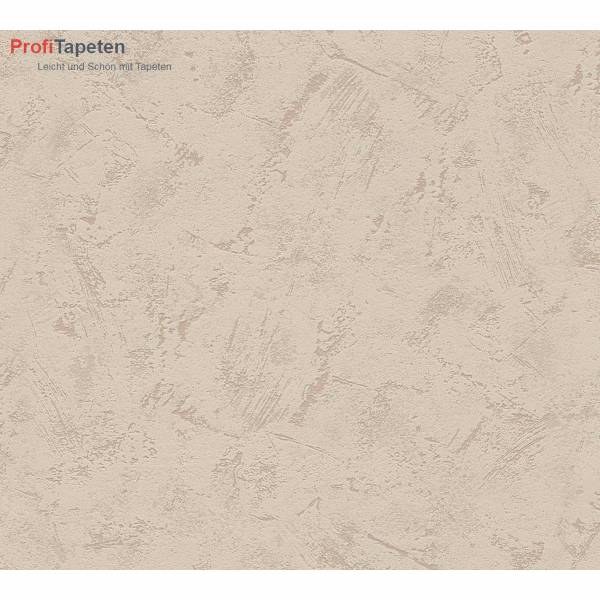 A.S. Creation | Einzelblatt | 930217 | Papiertapete | Einfarbig | Uni | 0.53 x 10.05 m | Beige
