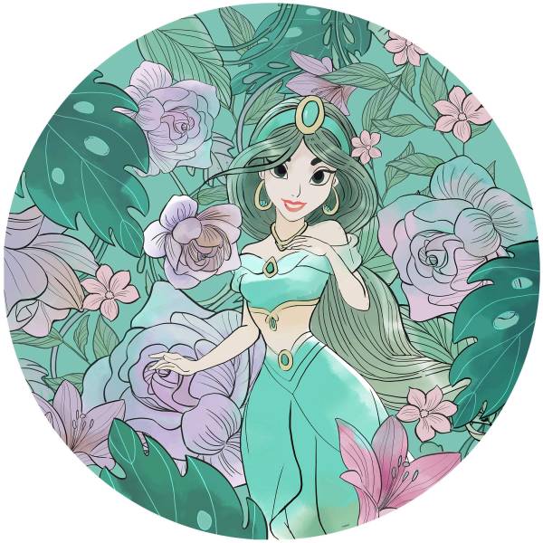 Komar Fototapete Disney Dot Jasmin Elegant Mint 125 x 125 cm Wandtattoo Vlies Selbstklebend Orient Komar Fototapete Disney Dot Jasmin Elegant Mint 125 x 125 cm Wandtattoo Vlies Selbstklebend Orient