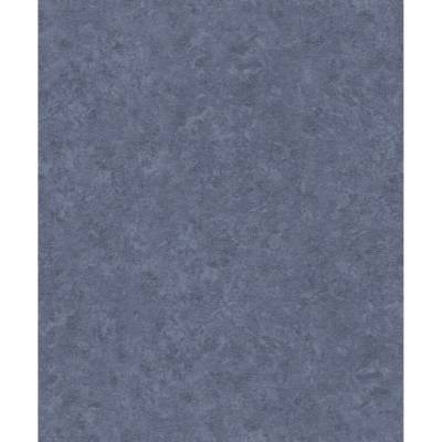 Erismann Vintage | 633808 | Vinyltapete uni | 0.53 m x 10.05 m | Blau