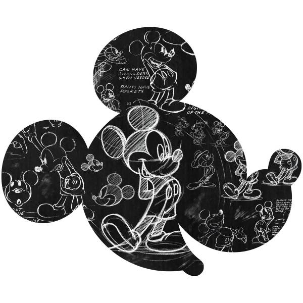 Komar Fototapete Disney Dot Micky Head Illustration 125 x 125 cm Wandbild Vlies Selbstklebend Komar Fototapete Disney Dot Micky Head Illustration 125 x 125 cm Wandbild Vlies Selbstklebend