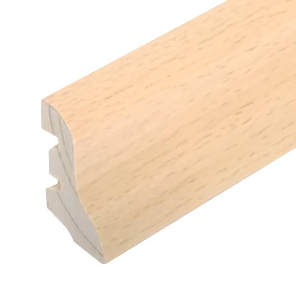 Sockelleiste &quot;Potsdam&quot; Echtholzfurnier 20 x 40 x 2500 mm Buche hell moderne Fußleiste by PROVISTON