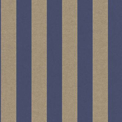 Rasch Textil Comtesse | 225463 | Vliestapete Streifen | 0.53 m x 10.05 m | Blau