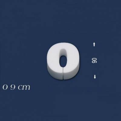Ziffer "0" - Größe 9 cm