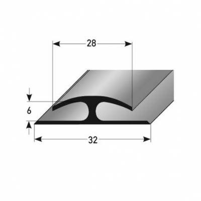 PVC-Einfassleiste "Abrantes" Doppelseitige Einfassleiste, 6 mm Einfasshöhe, weiches PVC, Typ 357